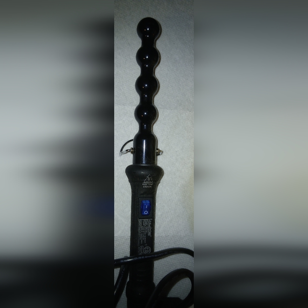 NuMe Hair Curling Wand 25mm Black Pearl Tourmaline Barrel HB025U Works Great.